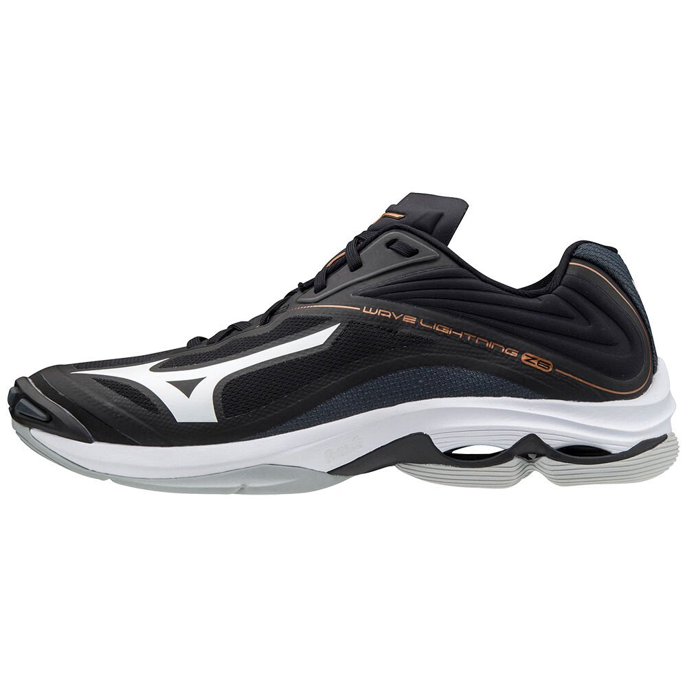 Scarpe Pallavolo Mizuno Wave Lightning Z6 Donna - Nere/Bianche - 92405-RNGH